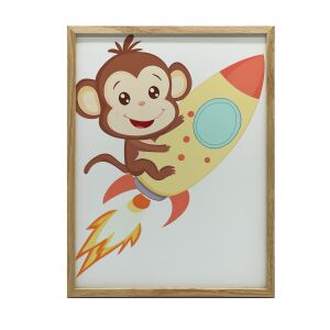 ALUMÍNÍV KERETES FALI PLAKÁT MAJOM TÉRBEN 30X40 CM 127815268 - Babaszoba dekoráció