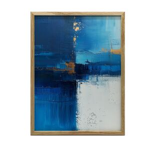 PLAKÁT KERETFALHOZ SAPPHIRE PEACE NAGY NAPPALI HÁLÓSZOBA 50x70 127828546 - Falikép