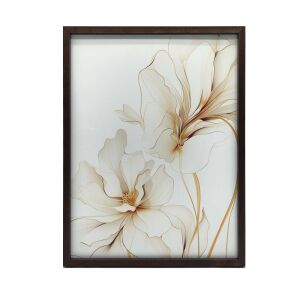 KERET FALI PLAKÁT ELEGÁNS FINOM VIRÁGOK 30x40 CM 127829004 - Lakberendezés