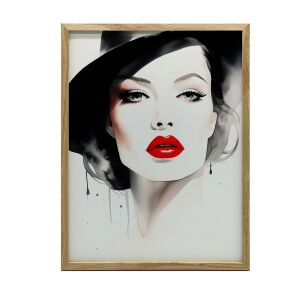 ALUMÍNIUM KERETES FALI PLAKÁT A GYENGYSÉG PORTRÉJA 50x70 CM 127829125 - Falikép