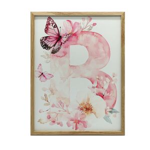 PLAKÁT FALRA ARANY KERETBEN, RÓZSASZÍN VIRÁGOK 50x70 CM 127832849 - Falikép