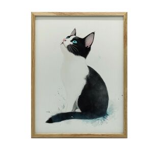 ALUMÍNIUM KERETES FALI PLAKÁT FEHÉR 50x70 CM 127833160 - Falikép