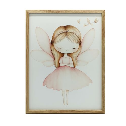 FALI PLAKÁT KERETTEL KIS HERCEGNŐ SZÁRNYAKKAL 30x40 CM 127844788