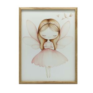 FALI PLAKÁT ARANY KERETBEN SÁRNYAS KIS HERCEGNŐ 40x50 127844828 - Dekorációs kellék