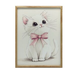 KERETES FALI PLAKÁT KITTY RÓZSASZÍN MÍJSAL 50X70 CM 127845685 - Falikép