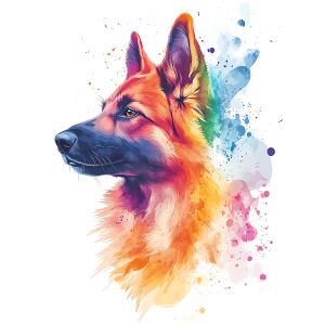 KERET FALI PLAKÁT NÉMET PÁSZTOR 30x40 CM 127846555 - Lakberendezés