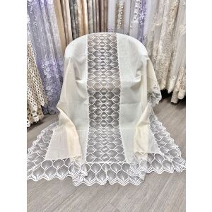 Damla Krém Asztalterítő - 160 x 220 cm