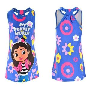 Netflix Gabby's Dollhouse ljetna haljina, pogled sprijeda i straga, veličina 4 godine - Za bebu i malu djecu