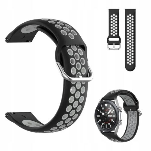 Szilikon szíj Huawei Watch GT2, GT3 42mm, Samsung Galaxy Watch FE 7 6 5 4 40/42/43/44/45/46/47, Amazfit Active BIP S LITE U PRO GTS 2 3 4 GTR 42mm MINI, 20 mm