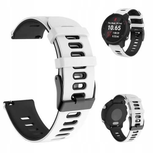 Szilikon szíj Huawei Watch GT 2/3/4/5 PRO 46 mm, Samsung Galaxy Watch 46 mm / 3 45 mm, Gear S3, Amazfit GTR 4 3 2 Pro 47 mm, Xiaomi Mi Watch Color S1 készülékekhez 127877465