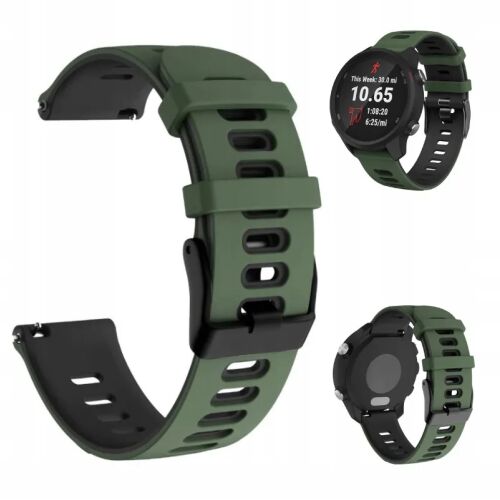 Szilikon szíj Huawei Watch GT 2/3/4/5 PRO 46 mm, Samsung Galaxy Watch 46 mm / 3 45 mm, Gear S3, Amazfit GTR 4 3 2 Pro 47 mm, Xiaomi Mi Watch Color S1 készülékekhez 127877470