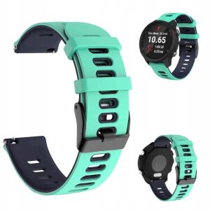 Szilikon szíj Huawei Watch GT 2/3/4/5 PRO 46 mm, Samsung Galaxy Watch 46 mm / 3 45 mm, Gear S3, Amazfit GTR 4 3 2 Pro 47 mm, Xiaomi Mi Watch Color S1 készülékekhez 127877479 - Okosóra szíj