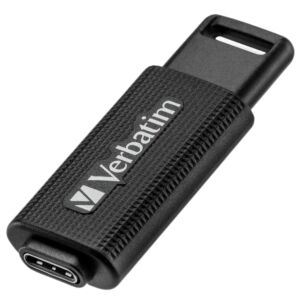 Verbatim Pendrive 64 Gb Usb-C Pendrive Számítógéphez Fekete Fekete 127928436 - Pendrive