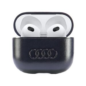 Skórzane etui Audi AirPods 3 z AirPods w środku - Zestaw słuchawkowy