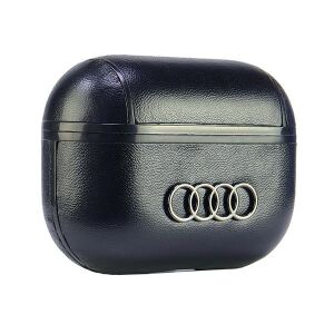 Audi Bőr Tok Airpods Pro 2 Tokhoz Fekete Bőr