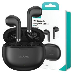 Usams Rhymbo TWS Bluetooth 5.3 Kabellose Ohrhörer für Telefone - Schwarz - Kopfhörer