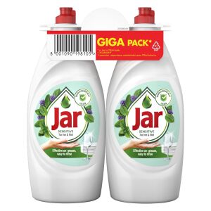 Jar na umývanie riadu Sensitive Tea Tree &amp; Mint 2x900ml 127940318