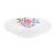 Domotti Fiorella white soup plate with floral design