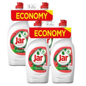 Jar Clean & Fresh Pomegranate & Honeysuckle Dish Soap 4x900ml Economy Pack - Hand Dishwashing Liquid