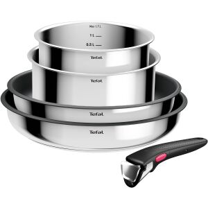 Súprava riadu Tefal L881S504 Ingenio Cook Eat 5ks, strieborná 127942959