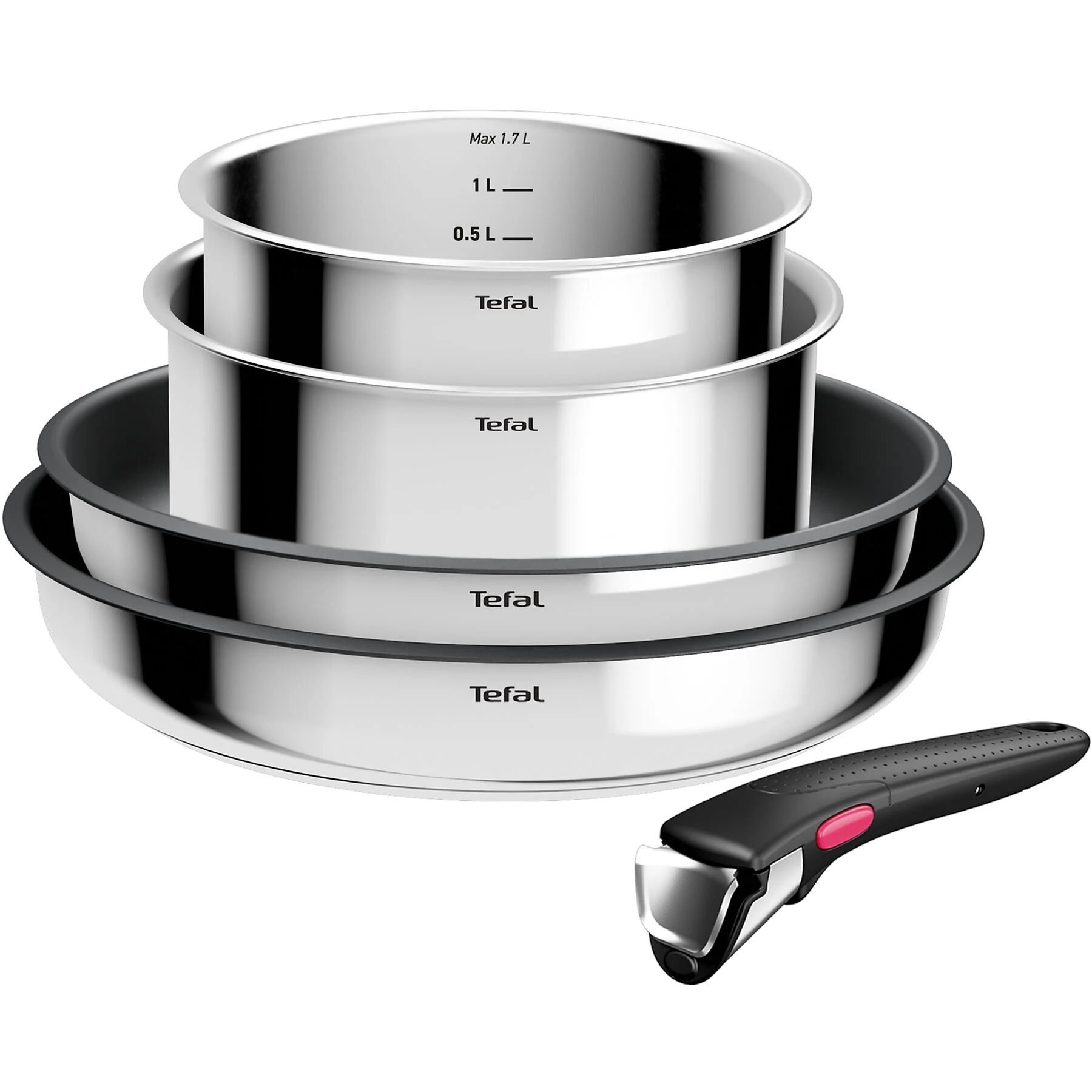 Tefal L881S504 Ingenio Cook Eat Edényszett 5db, Ezüst