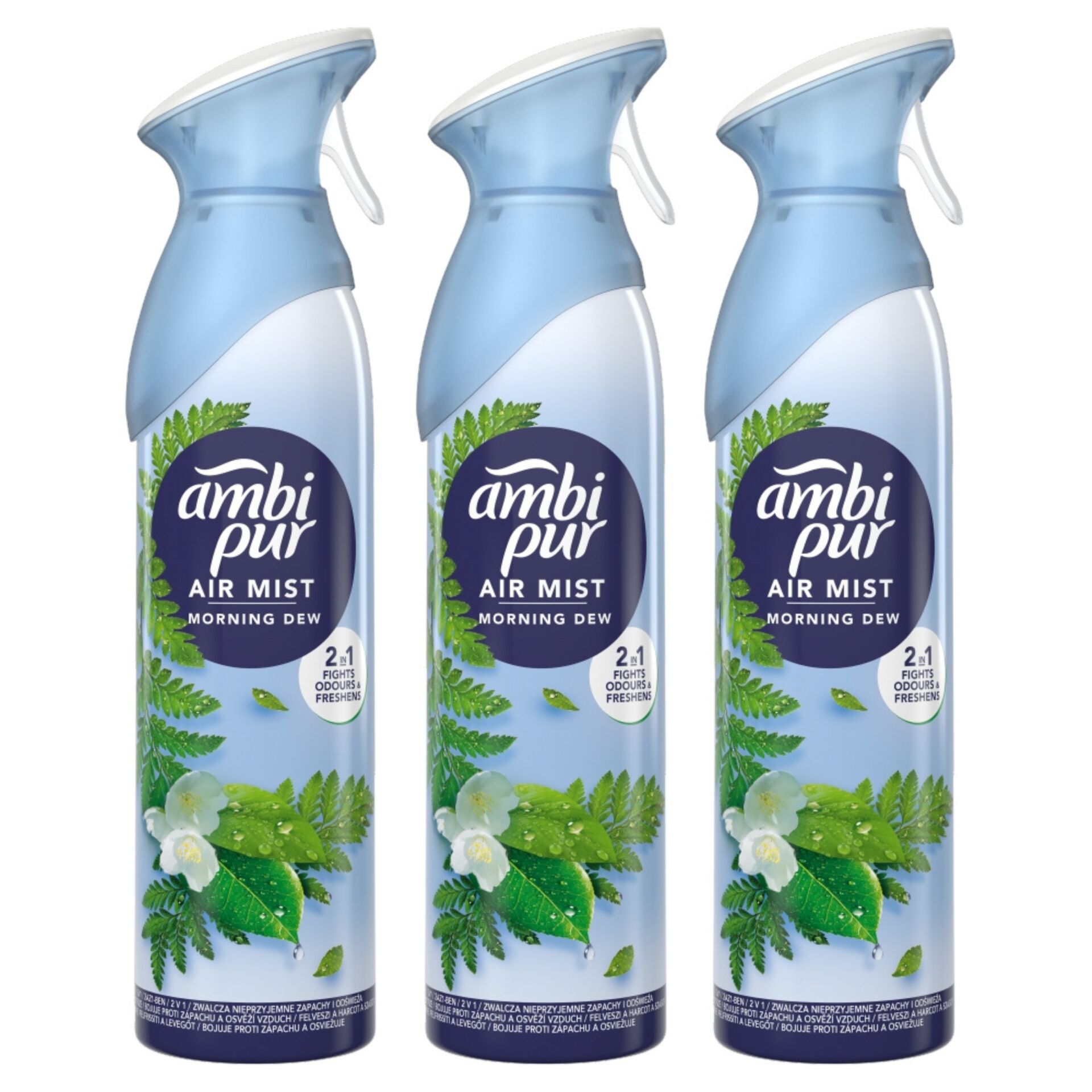 E-shop Ambi Pur Morning Dew Osviežovač vzduchu v spreji 3x185ml