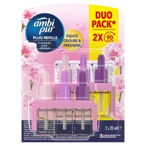 Ambi Pur 3Volution Flowers &amp; Spring Wkład do elektrycznego odświeżacza powietrza 40ml 127955006