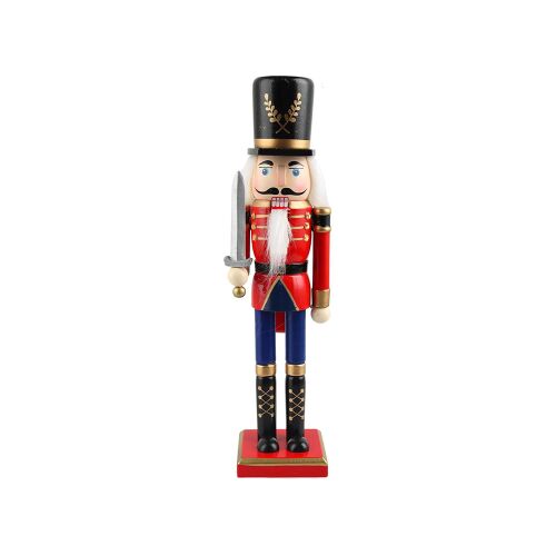 Karácsonyi fa diótörő figura - 30,5x7,5x6,5cm