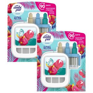 Elektryczny odświeżacz powietrza Ambi Pur 3Volution Aloha Starter Pack 2x20ml 127959148