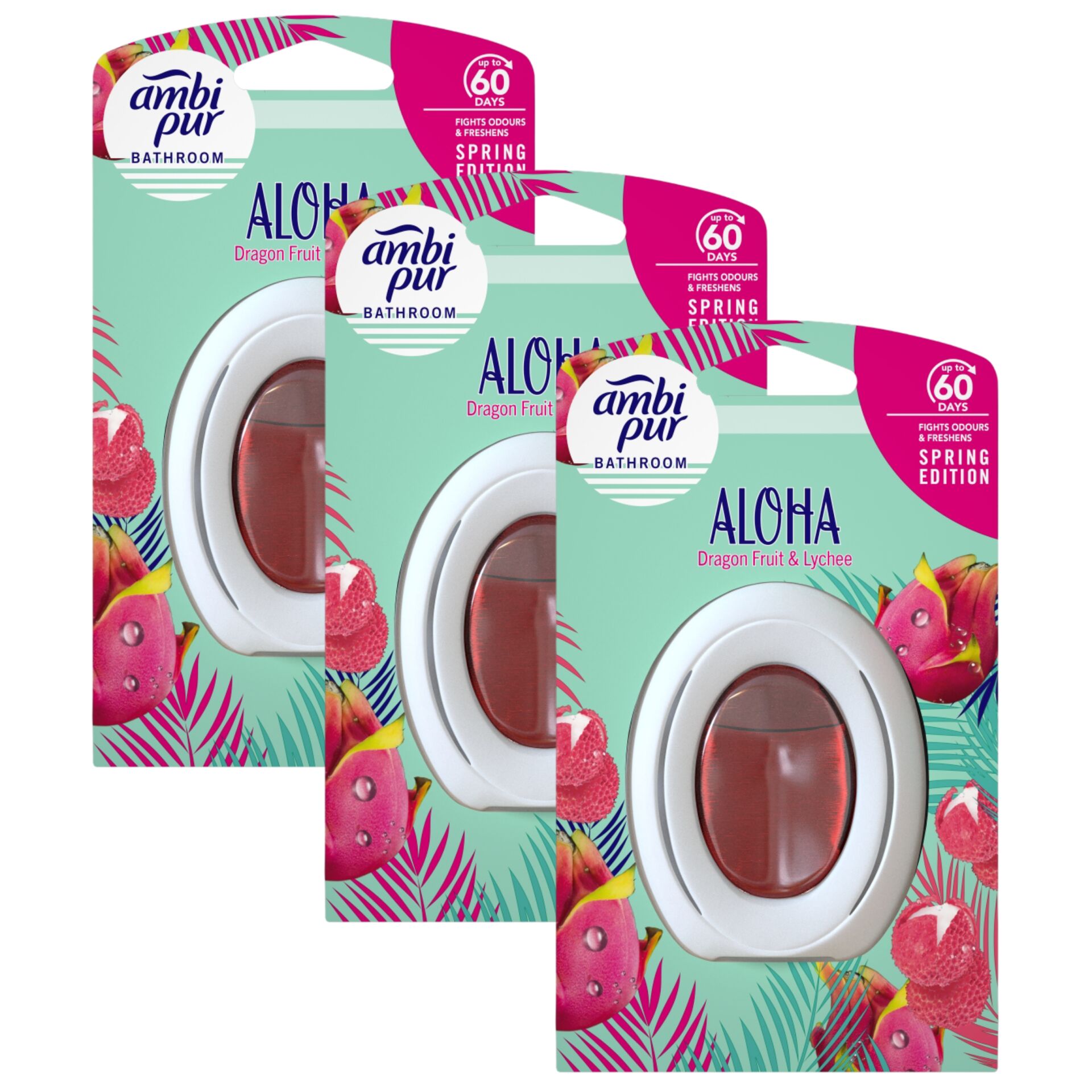 Ambi Pur Aloha fürdőszobai Légfrissítő 3x8ml