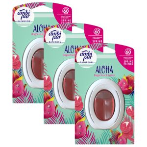 Odświeżacz powietrza do łazienki Ambi Pur Aloha 3x8ml 127959523