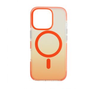 Cellect Apple iPhone 16 Pro Narancs Átlátszó Mágneses Mobiltelefon tok - Cellect