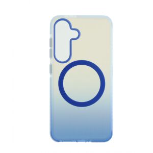 Cellect Samsung Galaxy S25 Kék-Átlátszó Mágneses Mobiltelefon tok - Cellect