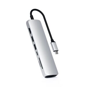 Satechi ST-P6SS hálózati csatlakozó USB C-típus 10000 Mbit/s Ezüst 127960495 - Satechi