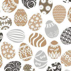 Elegant Easter Eggs szalvéta minta, dekoratív papírszalvéta design - Szalvéta
