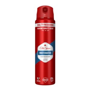 Old Spice Whitewater Deodorant Spray, 150ml, bietet 24/7 Frische mit einem sauberen, wässrigen Duft - Old Spice