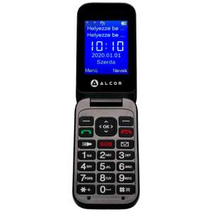 Telefón Alcor Handy D Senior, čierny