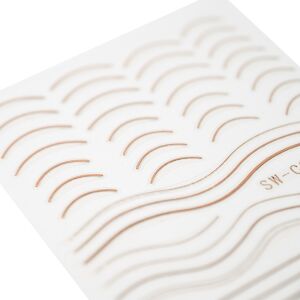 Nail stripe (Mixed) - Rose Gold 127984228 - Nageldesign