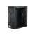 Akyga AK35BK Micro Tower computer case, black, inside view