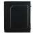 Akyga AK35BK Micro Tower computer case, black, side view
