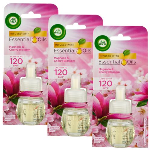 Air Wick Magnolia and Cherry Blossom Wkład do elektrycznego odświeżacza powietrza 3x19ml 128025647