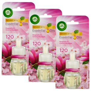 Air Wick Magnólia és Cseresznyevirág Utántöltő elektromos légfrissítő készülékhez 3x19ml 128025647