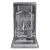 Innenansicht des freistehenden Geschirrspülers Candy CDPH 2D1047S
