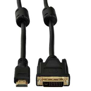 Kabel Akyga AK-AV-11 HDMI do DVI-D, długość 1,8 metra, czarny - Konwerter HDMI