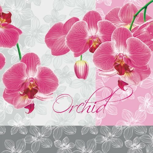 Orchidea Romantic szalvéta 20 db-os 33x33 cm 128073706 - Háztartási kellék