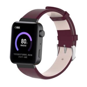 Valódi Bőr Okosóra Szíj - Barna - 18mm - Xiaomi/Fossil/Huawei 128075037 - Okosóra szíj