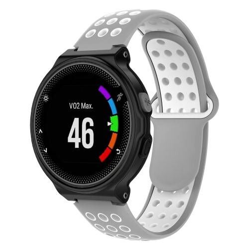 Garmin Okosóra Szíj - Szilikon, Légáteresztő - Szürke/Fehér - 120/113mm 128075080