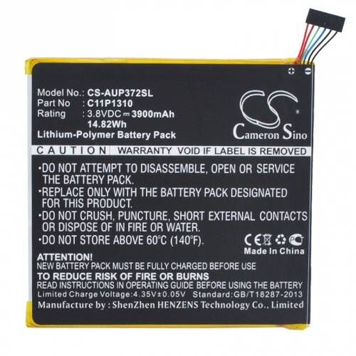 Akku 3900 mAh LI-Polymer - C11P1310 kompatibilis - ASUS Fonepad 7 (ME372CL / ME175CG) 128075118