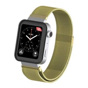 Rozsdamentes Acél Milánói Szíj - Arany - Xiaomi/Fossil/HUAWEI 128075373 - Okosóra szíj