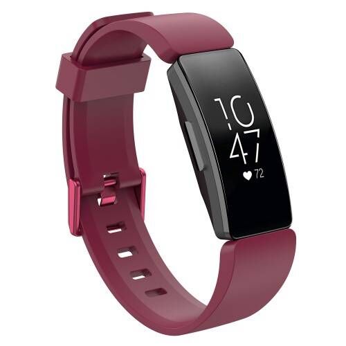 Fitbit Inspire/Inspire HR Szilikon Szíj - Bordó - L 128075392